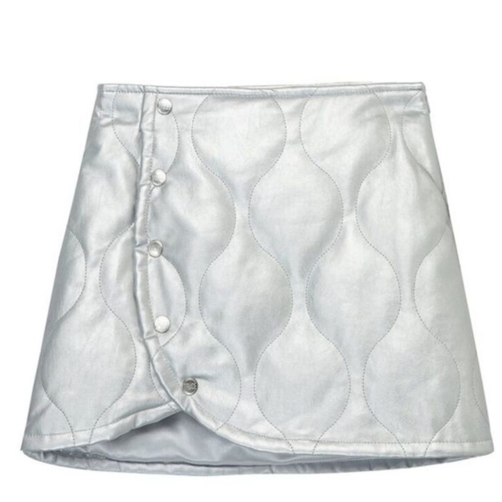 Truce Metallic Wrap Skort